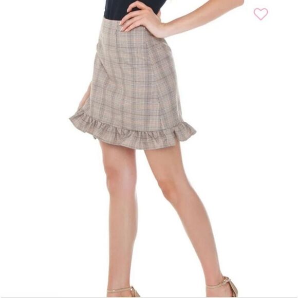 Cupcakes And Cashmere Plaid Matilda Caramel Mini EUC - Picture 6 of 7